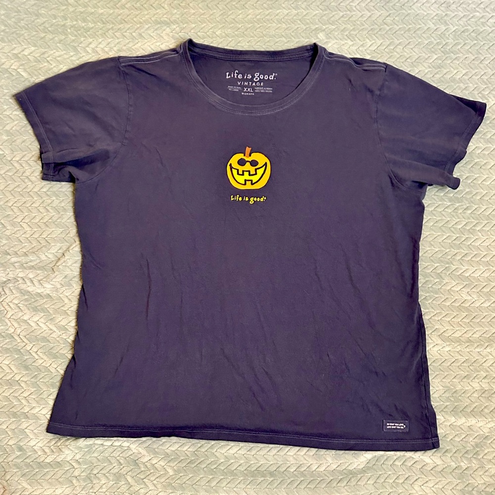 Life is Good “Jake-o-Lantern” Short Sleeve Classic Crusher Tee